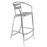 Aluminium High Bar Stool Chair Rentuu
