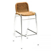 Aluminium/Wicker Bar Stool Chair Rentuu