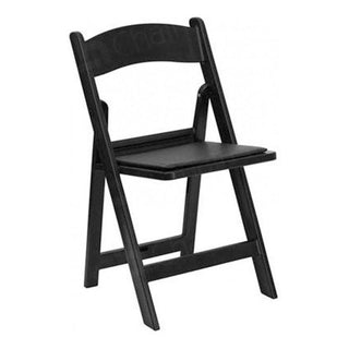 Black Folding Resin Chair Chair Rentuu