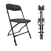 Black Linking Folding Chair Folding Chair Rentuu