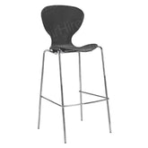 Black Plastic Stacking Stool Chair Rentuu