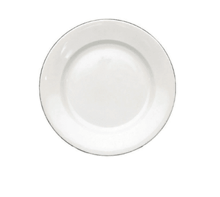 Buffet Plate 8.5″ Silver Line  (packs of 10) Tableware Rentuu
