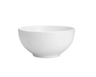 China Bowl 10″ Round Plain White Tableware Rentuu