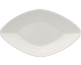 China Dish 14″ Diamond Shaped Plain White Tableware Rentuu