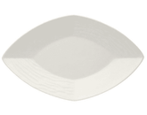 China Dish 7″ Diamond Shaped Plain White Tableware Rentuu