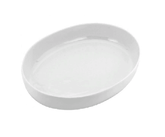 China Vegetable Dish 9″ Oval Plain White Tableware Rentuu