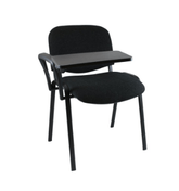 Conference Chair with Writing Tablet Black Chair