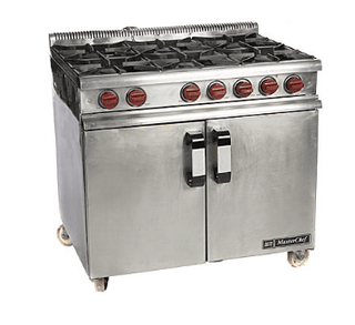 Cooker 6 Burner With Oven – L.P. Gas Cooker Rentuu