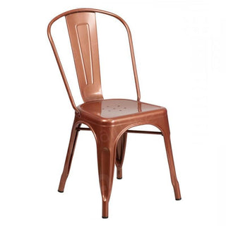 Copper Tolix Style Stacking Chair