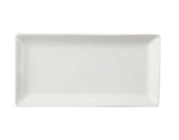 Dessert Plate 12″ Rectangular Plain White  (packs of 10) Tableware Rentuu