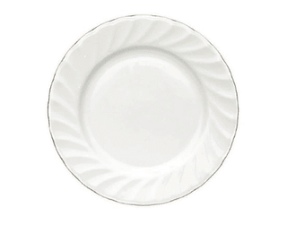 Dinner Plate 10″ Gold Line  (packs of 10) Tableware Rentuu