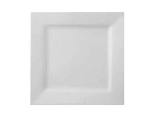 Dinner Plate 10″ Square Plain White  (packs of 10) Tableware Rentuu