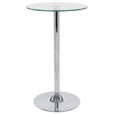 Glass Poseur Table - Round Table Rentuu