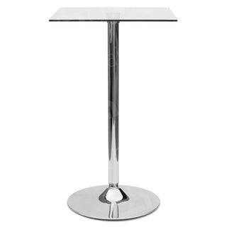 Glass Poseur Table - Square Table Rentuu