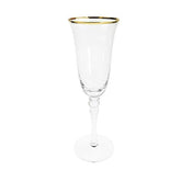Gold Rim Champagne Glass Wine Glass Rentuu