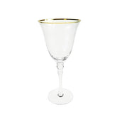 Gold Rim White Wine Glass Champagne Flute Rentuu