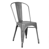 Grey Tolix Style Stacking Chair Chair Rentuu
