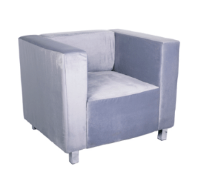 Kubus Fabric Armchair Grey Armchair