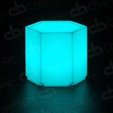 LED Colour-Changing Hexagonal Table Chair