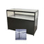 Low Jewellery Showcase With Cabinet ( Black and Grey) Showcase Rentuu