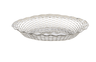 Oval Roll Basket Stainless Steel Tableware Rentuu