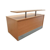 Reception Desk With Front Shelf Reception Desk Rentuu