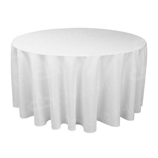 Round Table Cloth - White (Avaliable in different sizes) Table Cloth