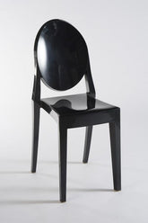 Sedia Victoria Ghost Nera by Kartell