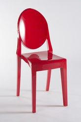 Sedia Victoria Ghost Rossa by Kartell