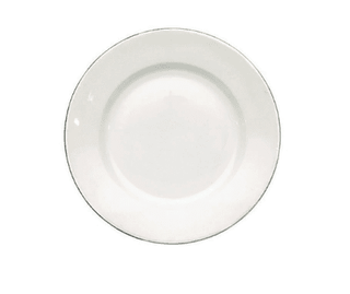 Side Plate 6.5″ Silver Line (packs of 10) Tableware Rentuu