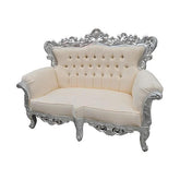 Silver Ornate Sofa Sofa Rentuu