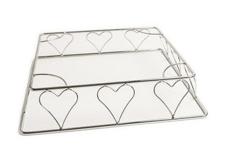 Square Heart Cake Stand 38cm Cake Stand