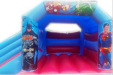 Superheroes - Avengers Bouncy Castle and Slide Bouncy Castle Rentuu