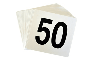Table Numbers (Pack of 50) Table Numbers Rentuu
