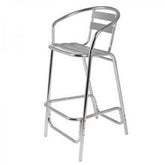 Tall Bar Stool (Aluminium) Chair Rentuu
