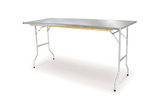 Trestle Table S.S Top 58″ x 28″ Table Rentuu