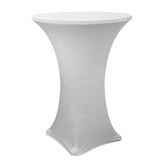 White Lycra Poseur Table Cloth Table Cloth